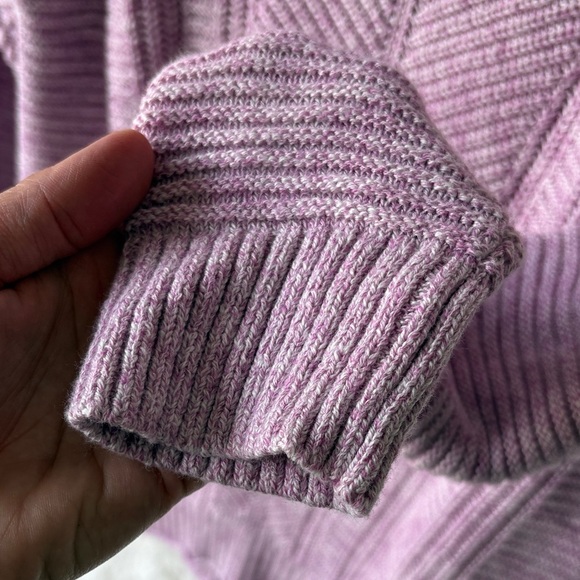 Sonoma Blush Lavender  Crew Neck Sweater - Picture 6 of 10